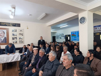 Goranboyda növbəti səyyar qəbul Dəyirmanlar kəndində keçirildi