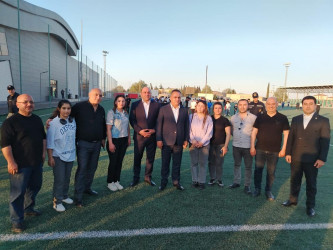Goranboy Olimpiya İdman Kompleksində Naftalan və Ağstafa komandaları arasında futbol üzrə Region liqasının  ¼  (dörddə bir) oyununu keçirildi