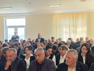 Xınalıda səyyar qəbul keçirildi