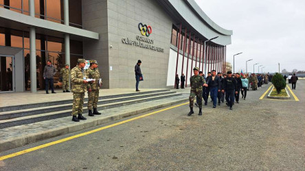 Goranboyda,  "Şahin" hərbi-idman oyunu üzrə rayon birinciliyi keçirildi.