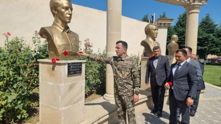 Goranboyda Silahlı Qüvvələr Günü ilə bağlı tədbir keçirildi.