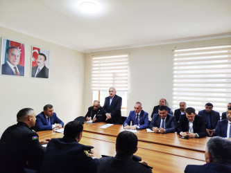 Goranboy rayon İcra Hakimiyyətində İxrac Neft və Qaz Boru Kəmərlərinin Təhlükəsizliyi üzrə komissiyanın növbəti iclası keçirildi