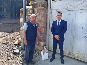 Goranboy rayon İcra Hakimiyyəti tərəfindən, Qurban bayramı mübasibətilə şəhid, qazi, çernobıl əlili və aztəminatlı ailələrə bayram sovqatları verildi