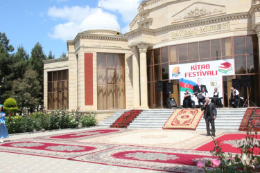 Goranboyda Ümummilli Lider Heydər Əliyevin 103-cü ildönümü ilə bağlı kitab festivalı keçirildi