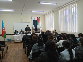 Goranboyda Qərbi Azərbaycandan olan soydaşlarımızla görüş keçirildi
