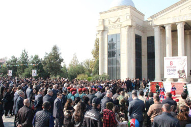 Goranboyda “8 noyabr-Zəfər Günü” ilə bağlı ümumrayon tədbiri keçirildi