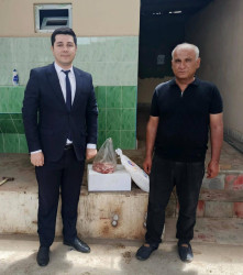 Respublika Ağsaqqallar Şurasının sədr müavini Ağalar Vəliyev tərəfindən, Goranboy  rayon Ağsaqqallar şurasının 50 nəfər üzvünə Qurban bayramı ilə əlaqədar bayram payı verildi.