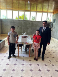 Goranboyda Qurban bayramı münasibətilə şəhid, qazi və aztəminatlı ailələr ziyarət olundu, bayram sovqatları verildi