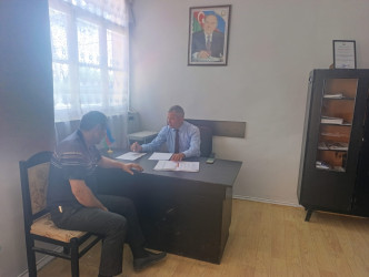 Goranboyda vətəndaş qəbulları davam edir