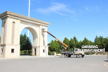 Goranboyda  genişmiqyaslı abadlıq və yenidənqurma işləri surətlə davam etdirilir