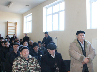 Goranboyda növbəti səyyar qəbul Dəyirmanlar kəndində keçirildi