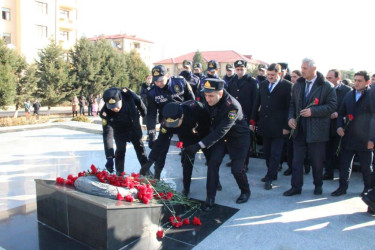 Goranboyda,  Xocalı  soyqırımı  faciəsinin  31-ci  ildönümü  ilə  bağlı, ümumrayon  tədbiri  keçirildi.