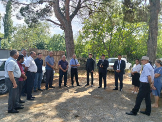 Goranboy rayonunda su ehtiyatlarından səmərəli istifadə olunması ilə bağlı Qarqucaq kəndində su istifadəçiləri ilə görüş keçirildi