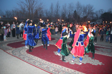 Goranboyun Tap Qaraqoyunlu kəndində od çərşənbəsi təmtaraqla qeyd edildi.