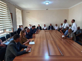 Goranboy rayon İcra Hakimiyyətində vətəndaşların müraciətləri dinlənildi