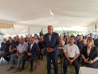 Goranboyda növbəti səyyar qəbul Qurbanzadə kəndində keçirildi