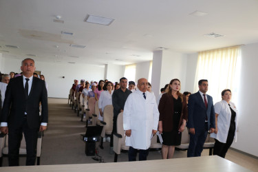 Goranboyda görkəmli oftalmoloq alim, akademik Zərifə xanım Əliyevanın doğum günü ilə bağlı tədbir keçirildi