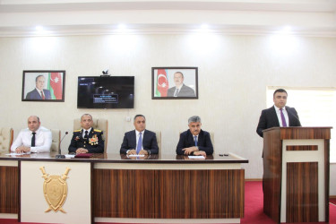 Goranboyda Polis Günü ilə bağlı tədbir keçirildi
