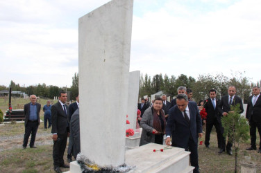 “27 sentyabr-Anım Günü”nün beşinci ildönümü ilə bağlı Tap Qaraqoyunluda şəhidlərimizin məzarları ziyarət olundu