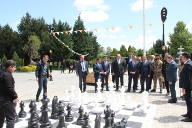 Goranboyda Ümummilli Lider Heydər Əliyevin 103-cü ildönümü ilə bağlı kitab festivalı keçirildi