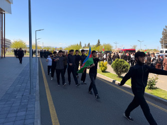 "Goranboy 2026-Gənclər Paytaxtı" layihəsi çərçivəsində "Şahin" hərbi-idman oyunu üzrə Goranboy rayon birinciliyi keçirildi.