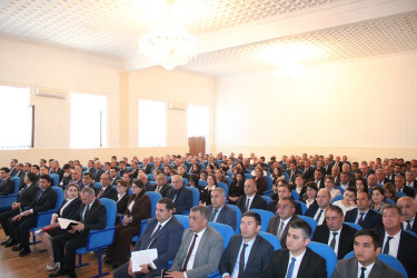 Goranboy rayon İcra Hakimiyyəti başçısı yanında Şuranın növbəti iclası keçirildi