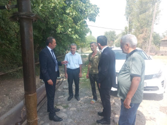 Səfikürddə Şəhid atası Qasımov Nüsrət Sədi oğlunun müraciəti  yerində araşdırıldı və qanunamüvafiq köməklik göstərildi.