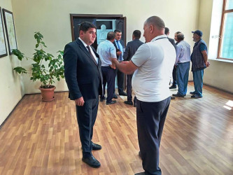 Goranboy rayon İcra Hakimiyyətində vətəndaşların müraciətləri dinlənildi