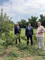 Goranboyda Dövlət Proqramının icrası çərçivəsində müasir suvarma sistemlərinin tətbiqinin və artırılmasının təşviqi istiqamətində maarifləndirici tədbir keçirildi