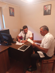 Goranboyda vətəndaş qəbulları davam edir