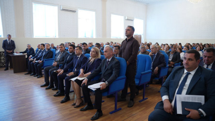 Goranboy Rayon İcra Hakimiyyəti başçısı yanında Şuranın növbəti iclası keçirildi