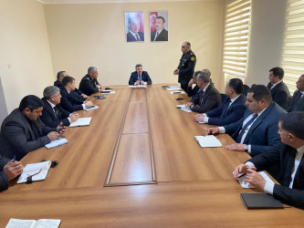 Goranboyda, İxrac Neft və Qaz Boru Kəmərlərinin rayon ərazisindən keçən hissəsinin təhlükəsizliyi ilə bağlı, rayon Komissiyasının ilin yekunlarına dair hesabat iclası keçirildi.