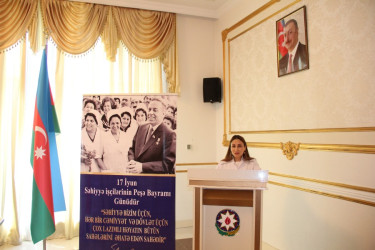 Goranboyda tibb işçilərinin peşə bayramı ilə bağlı tədbir keçirildi.