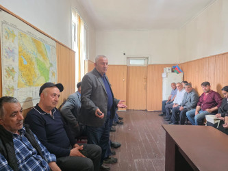 Goranboyda “Sel və daşqın hadisələrindən mühafizə tədbirlərinin genişləndirilməsi” mövzusunda marifləndirici tədbir keçirildi