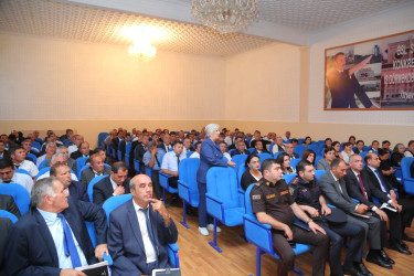 Goranboy rayon İcra Hakimiyyətində  taxıl biçini ilə əlaqədar regional müşavirə keçirildi