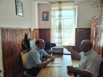 Goranboyda vətəndaş qəbulları davam edir