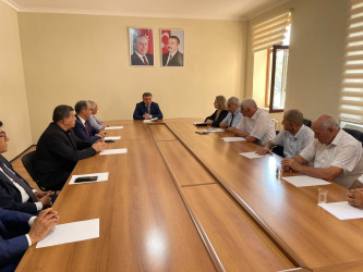 Goranboyda “İctimai Şura” nın hesabat iclası keçirildi
