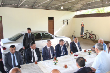 Goranboyda qəzalı körpünün mövcud vəziyyətinə yerində baxış keçirildi