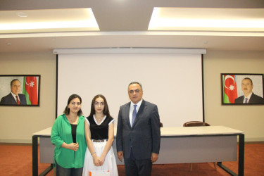 Goranboyda ali məktəblərə qəbul olan məzunlarla görüş keçirildi