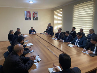 Goranboyda, İxrac Neft və Qaz Boru Kəmərlərinin rayon ərazisindən keçən hissəsinin təhlükəsizliyi ilə bağlı, rayon Komissiyasının ilin yekunlarına dair hesabat iclası keçirildi.