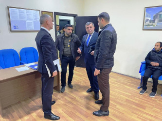 Goranboy rayon İcra Hakimiyyətində vətəndaşların müraciətləri dinlənildi