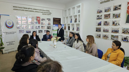 Goranboy  Uşaq və Ailələrə Dəstək Mərkəzində,  “Yaşıl dünya naminə həmrəylik ili” ilə bağlı, dəyirmi masa təşkil olundu