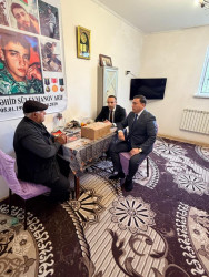 Goranboyda Qurban bayramı münasibəti ilə 500-dən çox ailə ziyarət olunaraq bayram sovqatları təqdim olundu