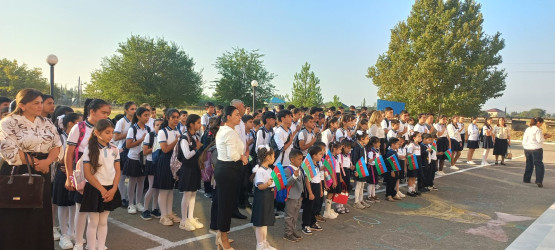 Goranboy rayonunun ümümtəhsil məktəblərində, “15 sentyabr-Bilik Günü” ilə bağlı tədbirlər keçirildi