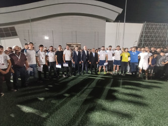 Goranboy rayonunda şəhər, qəsəbə və kənd komandaları arasında keçirilən futbol turnirinə yekun vuruldu