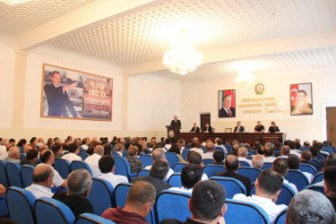 Goranboyda İcra Başçısı yanında Şuranın  növbəti iclası keçirildi