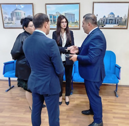 Goranboy rayon İcra Hakimiyyətində vətəndaşların müraciətləri dinlənildi