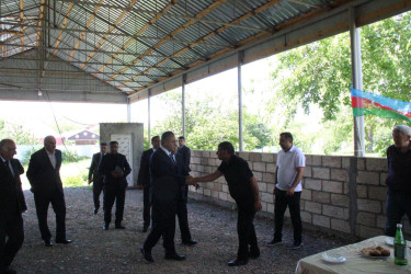 Goranboyda icra başçısı şəhid ailələri ilə görüşdü