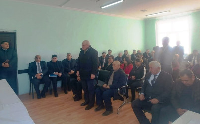 Nərimanlı kəndində səyyar qəbul keçirildi