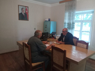 Goranboyda vətəndaş qəbulları mütəmadi olaraq davam etdirilir